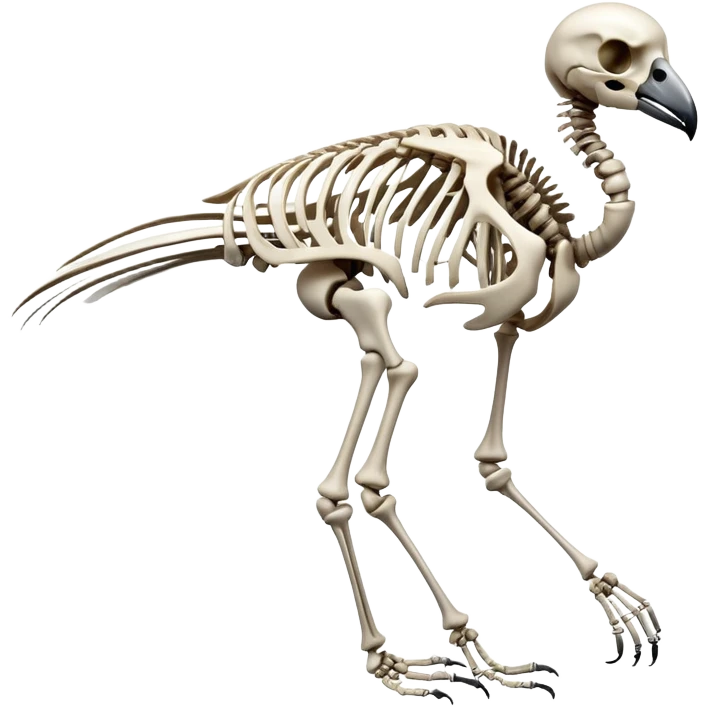 A bird skeleton emoji
