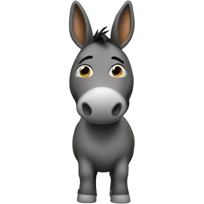 A ass (ass means donkey) emoji