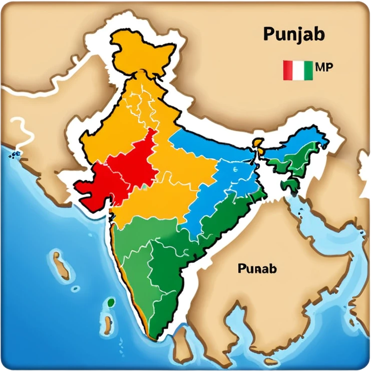 Punjab map emoji