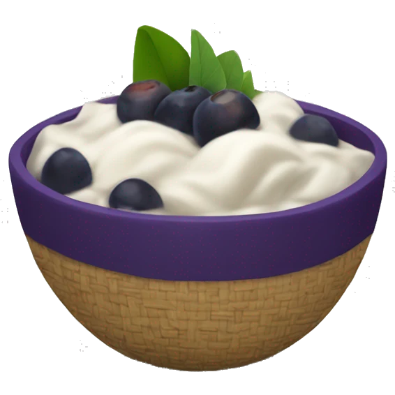açaí bowl emoji