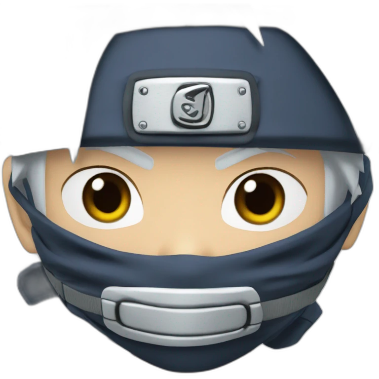 Kakashi Hatake with thumbs up emoji