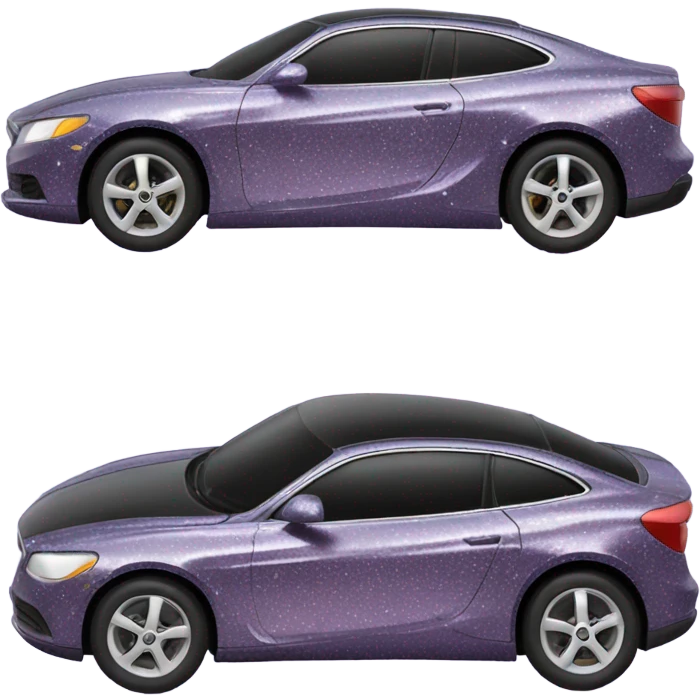 Glitter car emoji