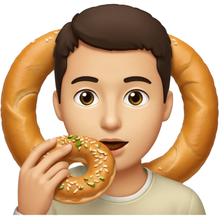 Simşt yiyen insan emoji
