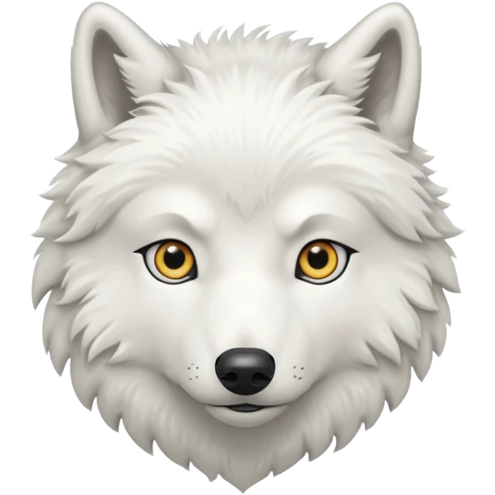 Arctic wolf emoji