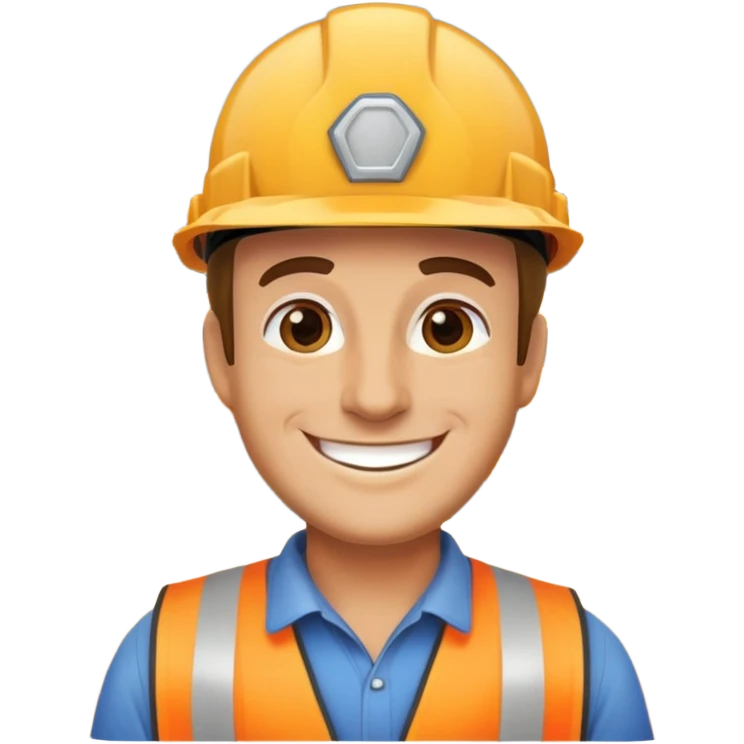 Construction owner happy emoji