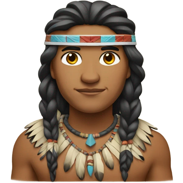 Strong Native American emoji