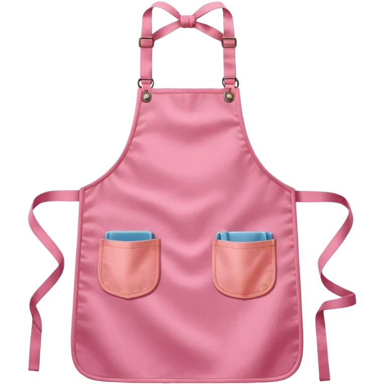 Pink apron emoji