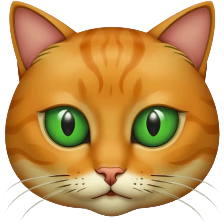 Yeux vert chat  emoji
