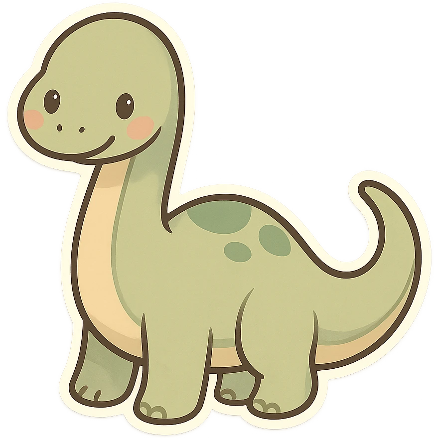 一只可爱的蜿龙 emoji