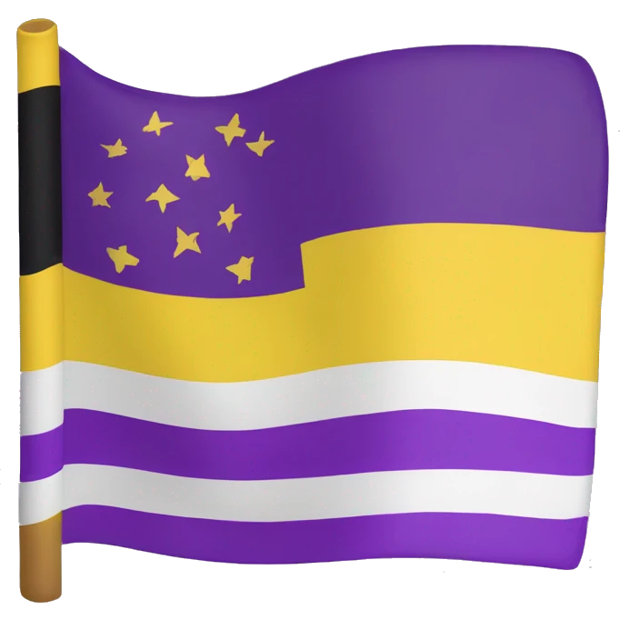 Non-binary flag emoji