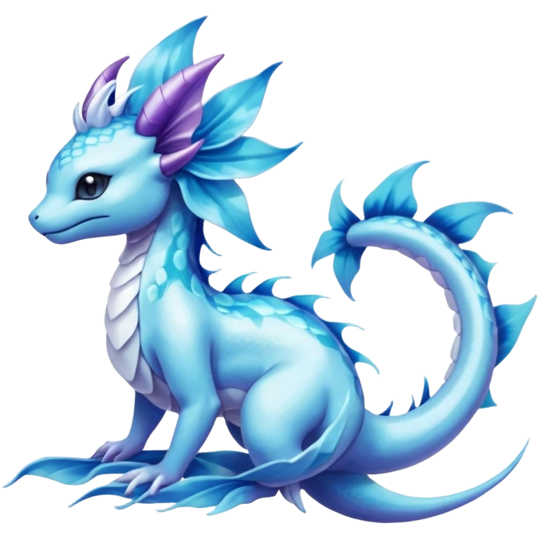 Primarina-Basilisk-Suicune-Amaura-Vaporeon-fusion-hybrid-creature  emoji