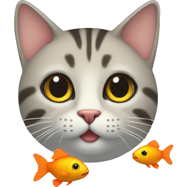 cat and fish emoji