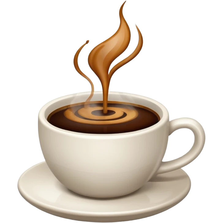 Cup of coffee white emoji