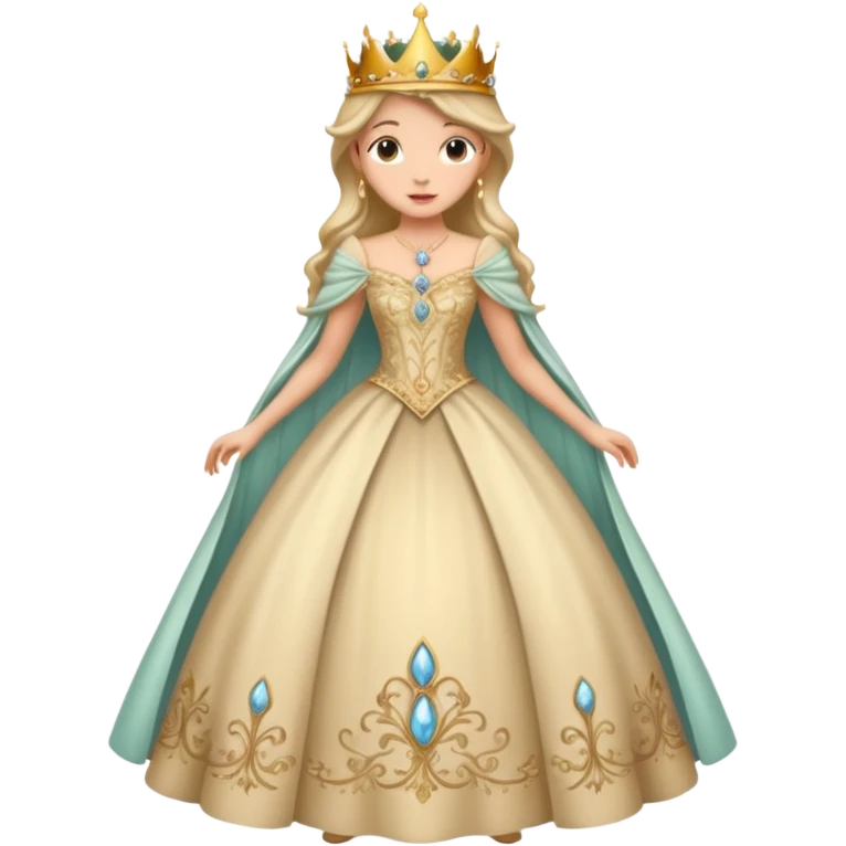 Character in Fairy Tale Beauty and Beast: Wardrobe Lady emoji