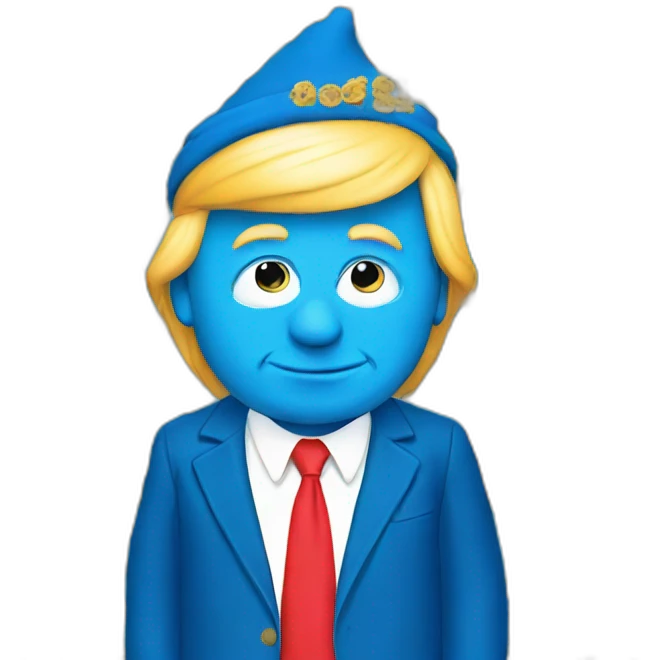 smurf-trump emoji