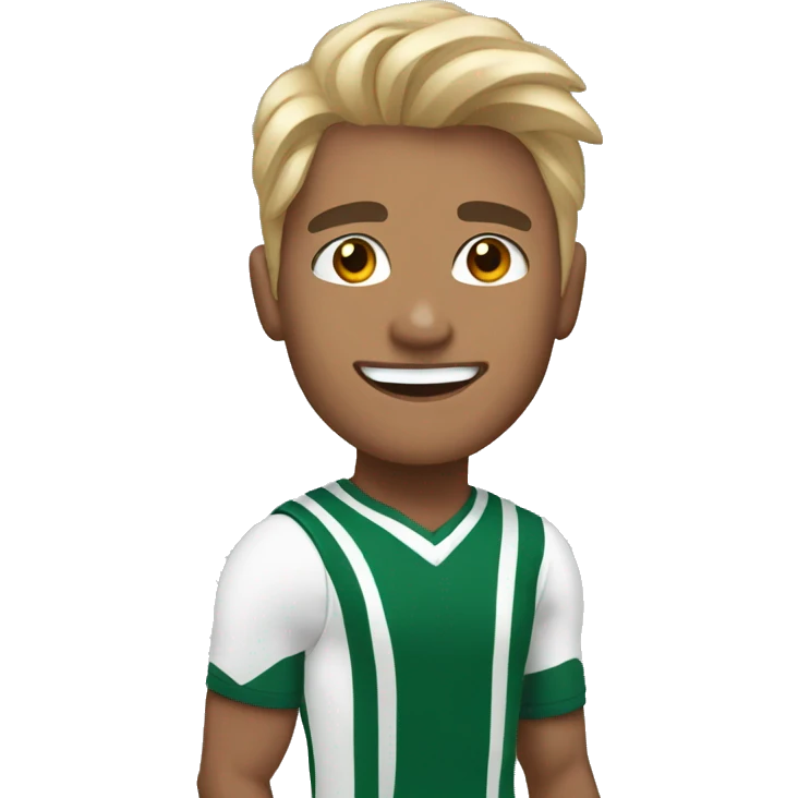 Picture of me as a male cheerleader emoji