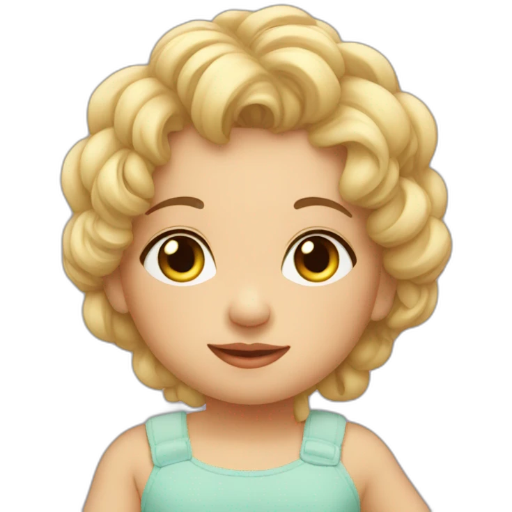 Bébé avec Cristi emoji