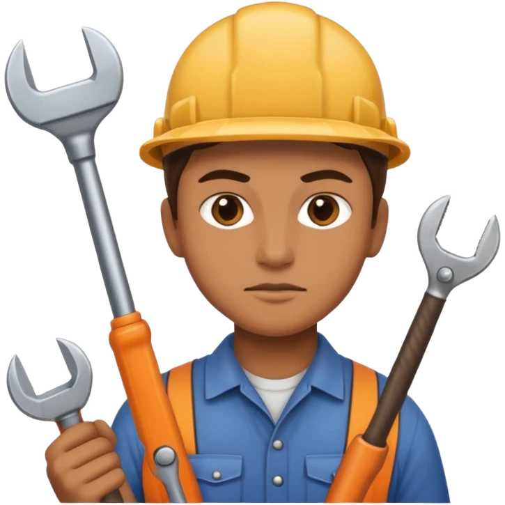 Repairs and Maintenance, holding tool emoji