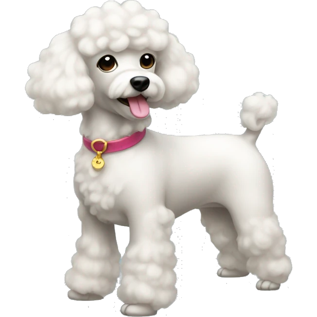 fancy French caniche emoji