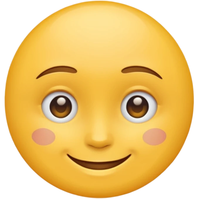 Face covering smiling yellow circle emoji