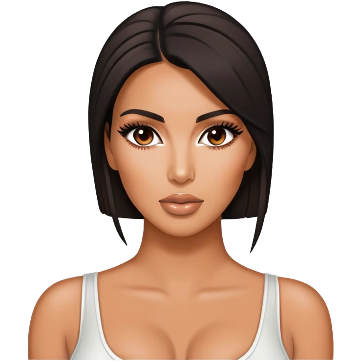 ultra realistic kim kardashian emoji