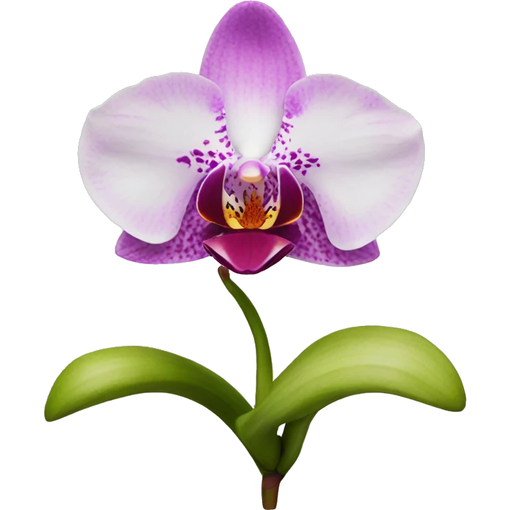 Orchidea arancione emoji