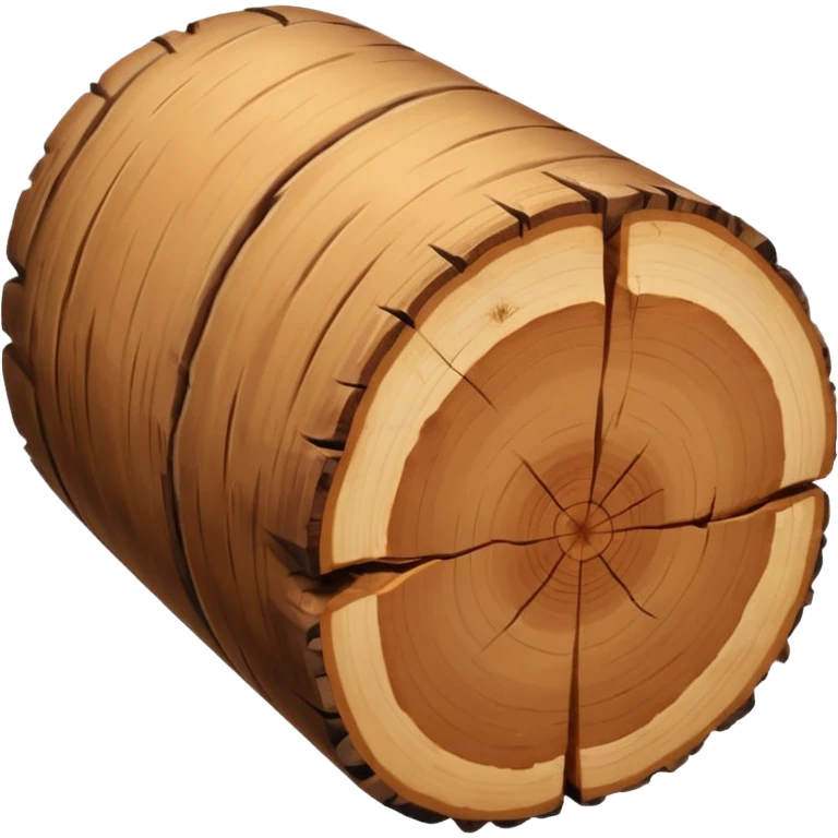 bois de santal, a small log or branch with a subtle aromatic aura, simple and clear, no text emoji