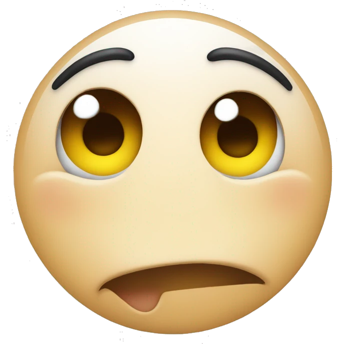 one eye is twitching while smiling emoji