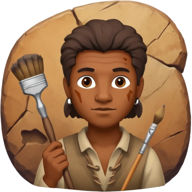 stone age artist emoji