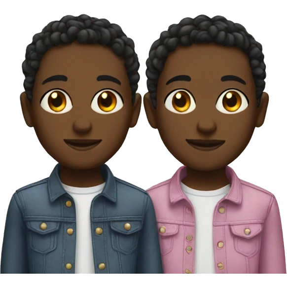 Black twins emoji