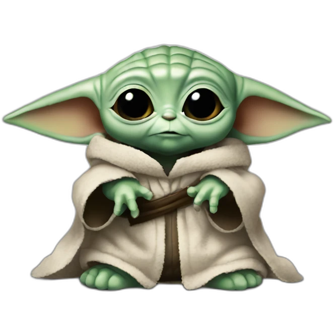 baby yoda joins dark side emoji