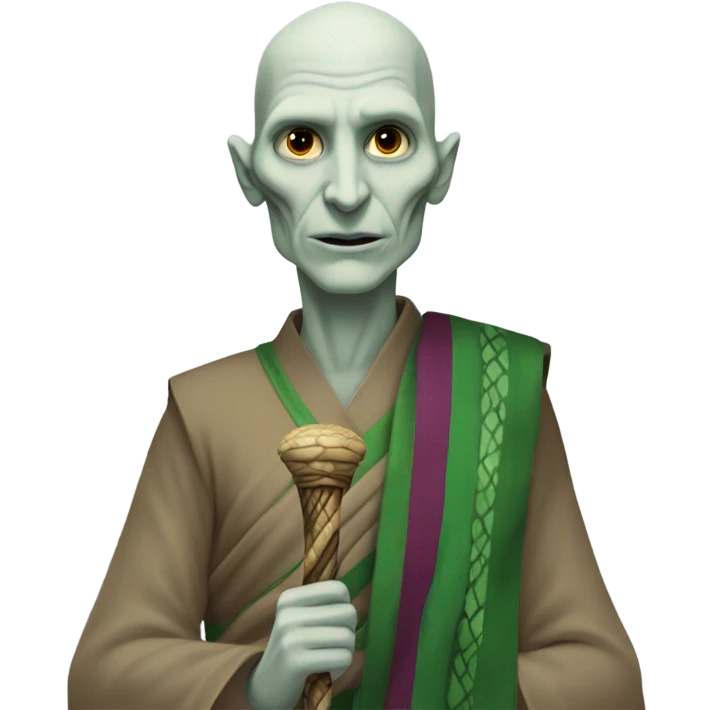 Voldemort wearing a saree emoji