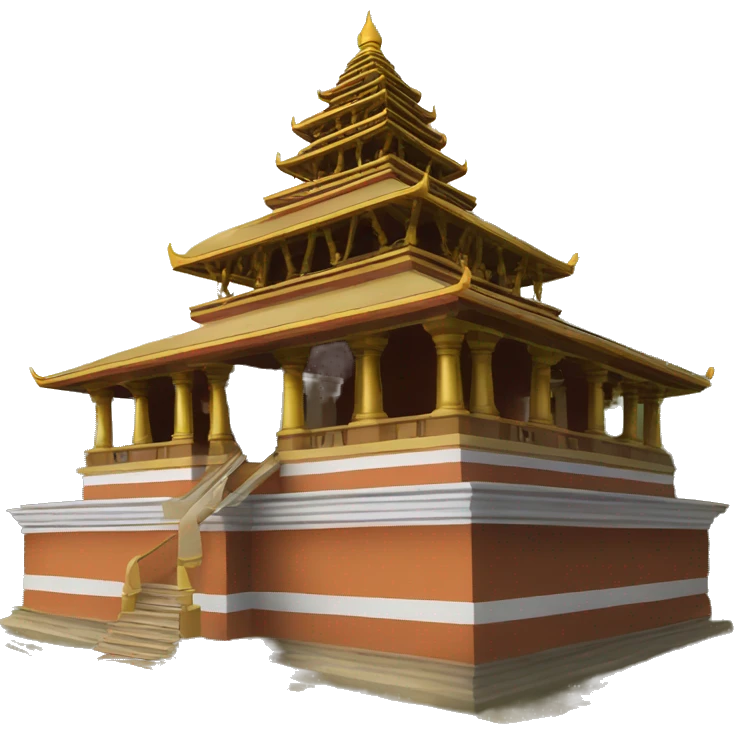 Sri Lankan Buddhist  temple  emoji