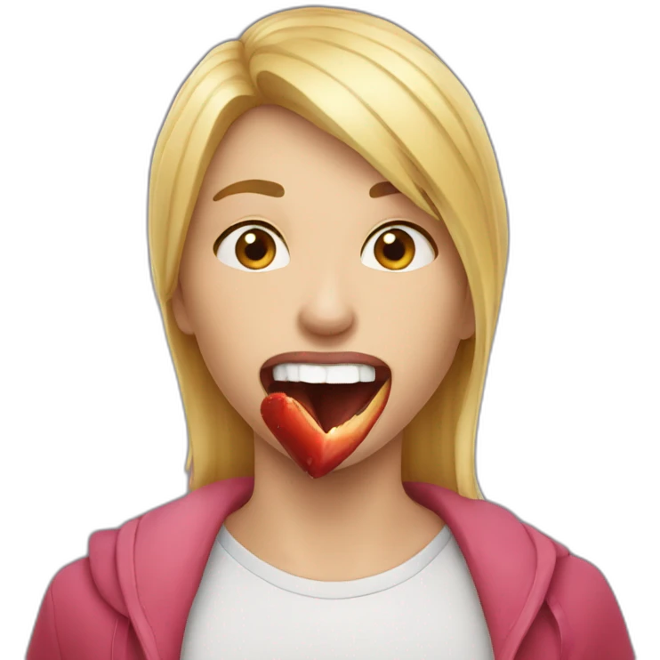 Coeur sur bite emoji