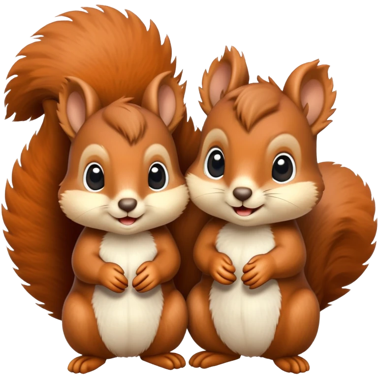 Squirrel friends series emoji
