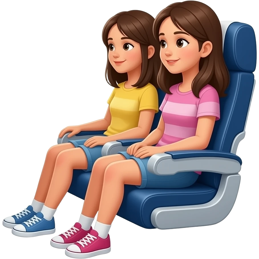 2 girls on a plane emoji