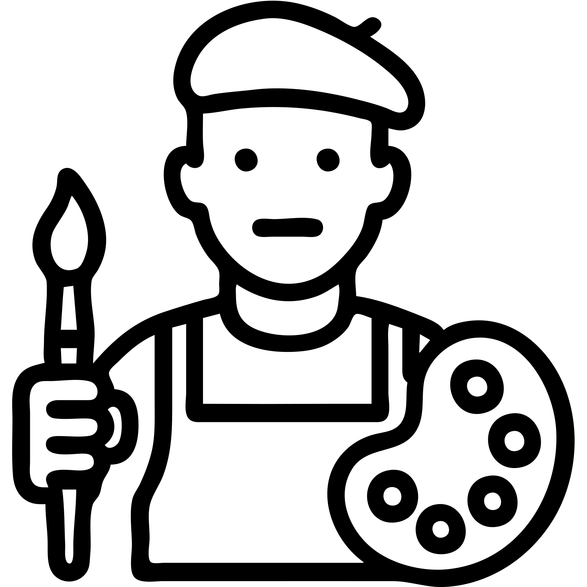 a professional painter, minimalist icon, simple lines, holding a brush and palette emoji
