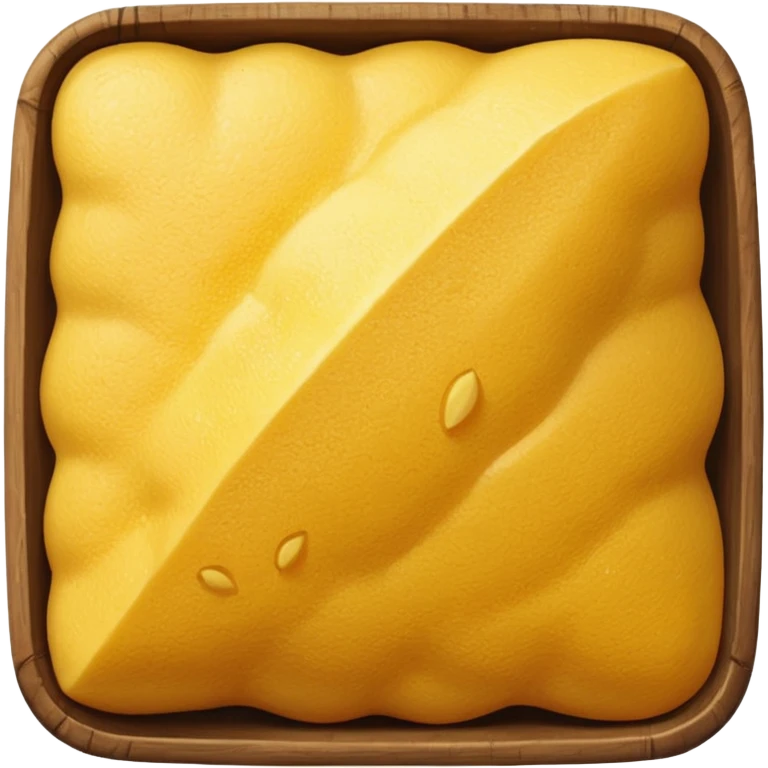 cornmeal, small pile or scatter, bright yellow, coarse and grainy, matte, irregular vibrant grains, rustic hearty look, no extras, soft lighting, transparent background, emoji scale emoji