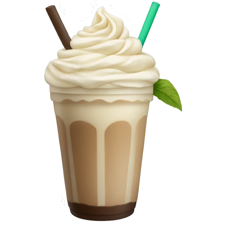 vanilla frappe  emoji