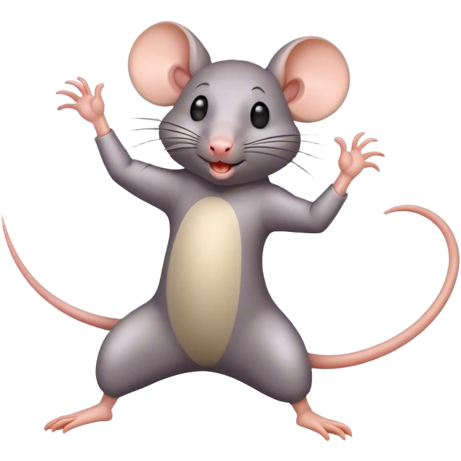 Rat dancing emoji