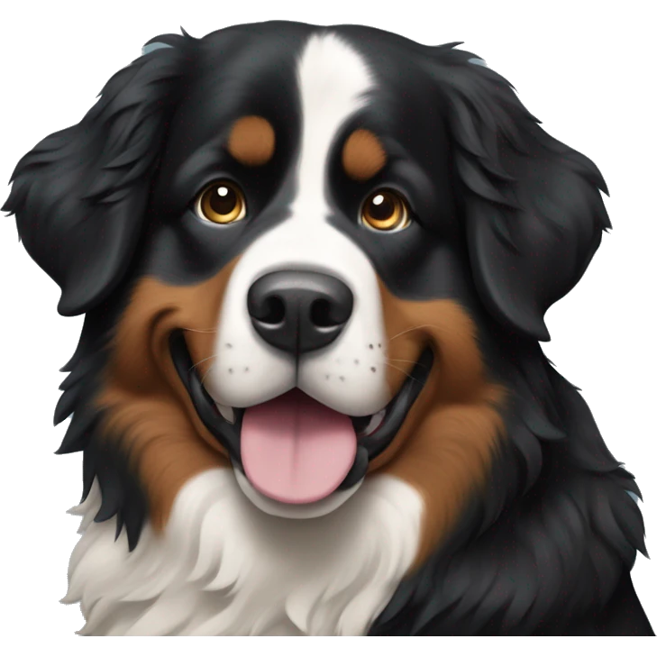 Mountain bernese dog emoji