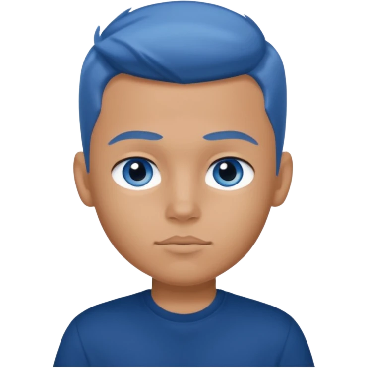 Bratz Boyz Cameron blue eyes, Blue eyes, dark blue shirt emoji
