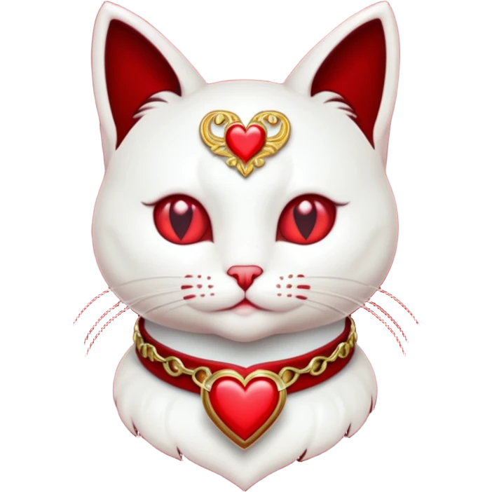 Heart Cat Collar emoji