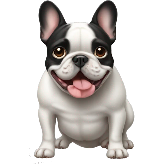French bulldog  emoji