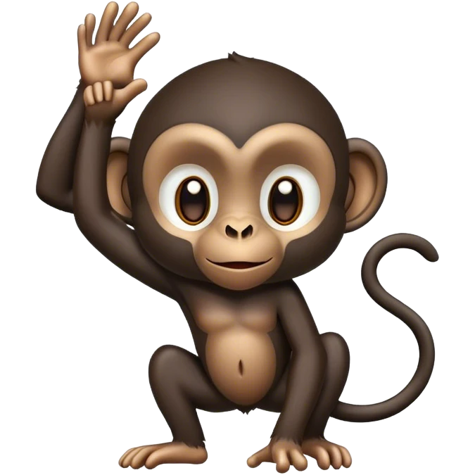Black monkey  emoji