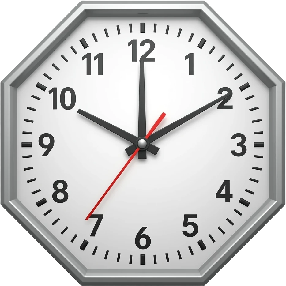 hazme un reloj d8 emoji