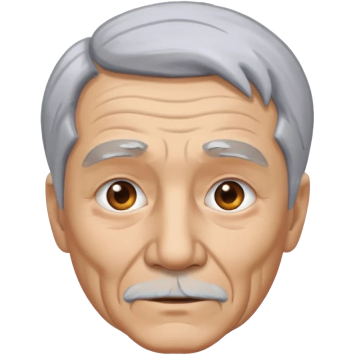 metal painted grandpa emoji
