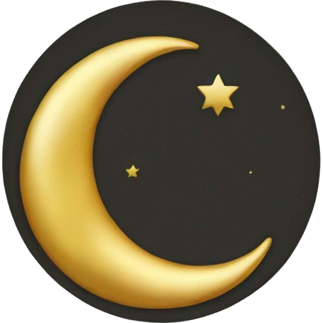 golden crescent emoji