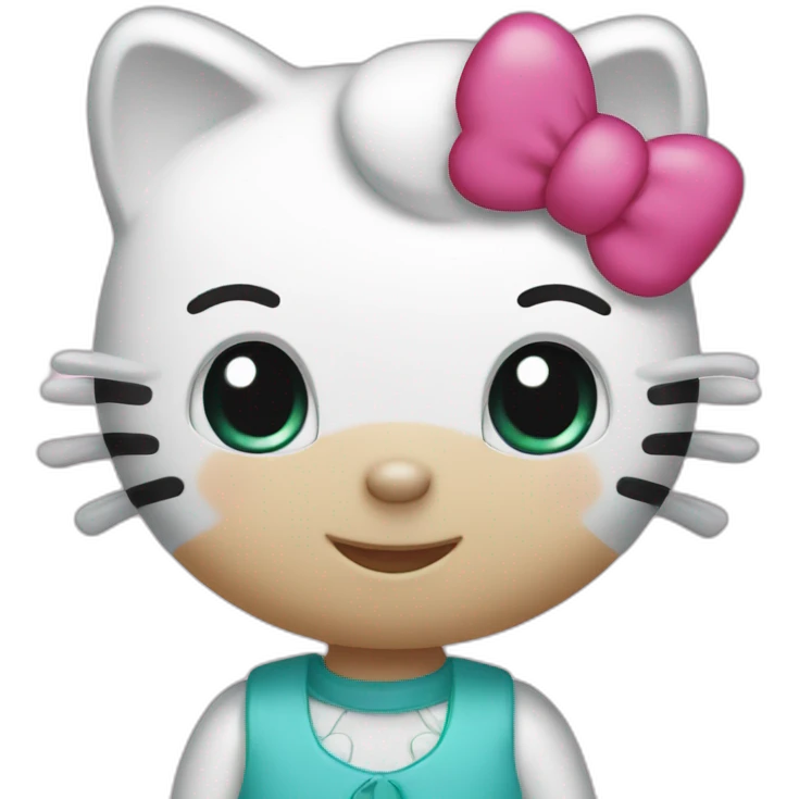 Hello kitty emoji