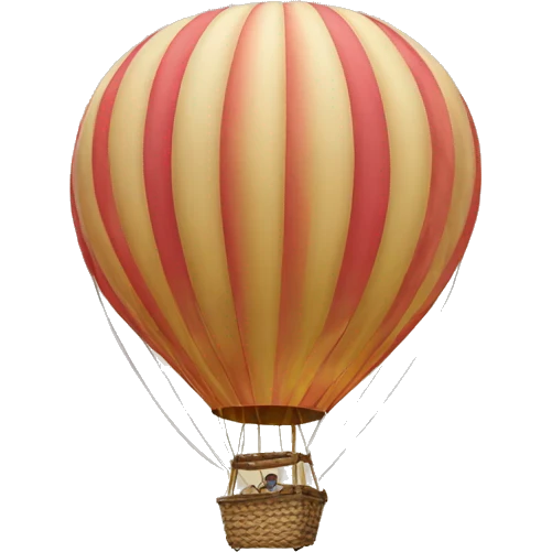 hot air balloon emoji